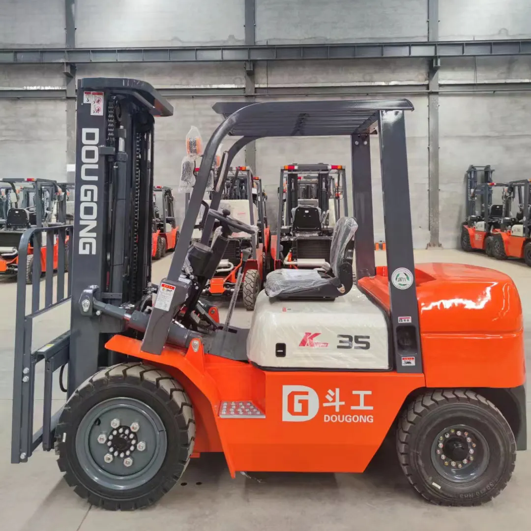 Peralatan Penanganan Material Murah dan Berkualitas Tinggi 3.5 Ton Sepatu Forklift Manual Buatan Tiongkok