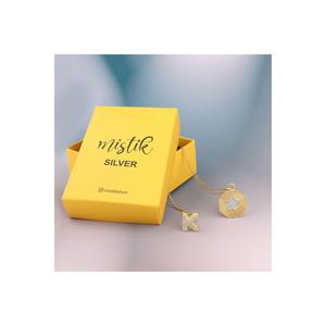 Braccialetto Shahmaran argento con Baguette pietra bianca - Product Image 3