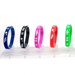 Custom Aliens Style Silicone Wristba Factory-Wide Fun for Themed Parties and Promotions <b>Cute</b> Rubber <b>Bracelets</b> - Product Image 5