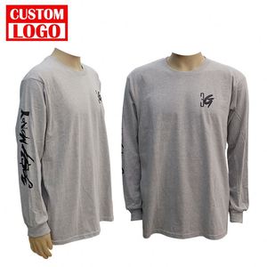 100% coton 180gsm mélange tailles coton respirant t-shirts unis pour hommes - Product Image 6