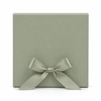Caja Magnética Verde Salvia Personalizada A5, Caja de Regalo de Papel Rígido Plegable Profunda, Superficie Lisa con Textura Mate, Caja de Lujo