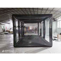 Bâche gonflable transparente et personnalisée, anti-grêle, pour garage de voiture, personnalisé, 100 unités