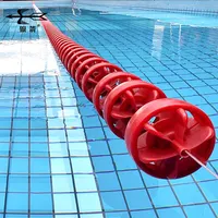 PVC Hình Lục Giác Tròn Màu Bể Bơi Đua Làn Dây Giả