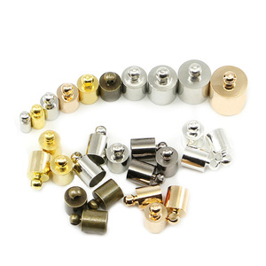 <b>Bead</b> Caps Round <b>Silver</b> Gold Antique Bronze 18K Plated For Necklace Making Jewelry Findings 1000/Pack - Product Image 1