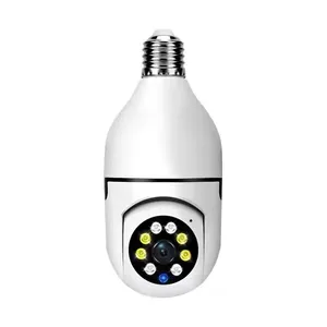 2022 Hot PTZ WiFi Light bulb Camera 2MP 4MP HD Socket Color Night Vision Wireless WiFi IP Dome Camera IP66 P2P PTZ Cam