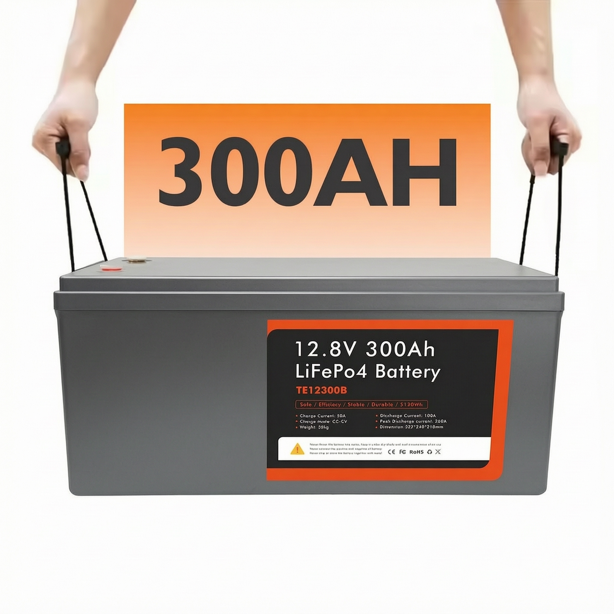 PMI <strong>Lead</strong> <strong>Acid</strong> Replacement <strong>12V</strong> 200AH/300Ah RV/Golf/<strong>Solar</strong>/Marine <strong>LiFePO4</strong> <strong>Battery</strong> TE12100 6000 Cycles 5-Year Warranty Prismatic TE1