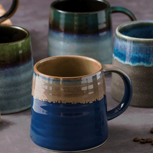 <b>Large</b> Capacity Cartoon Style Ceramic Stoneware Mug Coffee Tea Food Safe Dishwasher Microwave Safe Reusable Business <b>Gifts</b> - Product Image 5