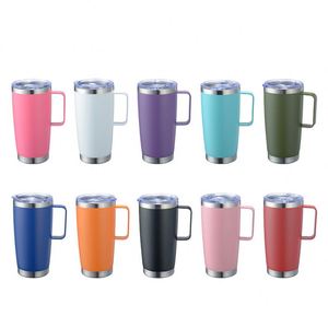Taza de Viaje de Acero Inoxidable de 20 oz, Apta para Portavasos de Auto, Taza Aislada, Regalo Promocional, Equipo para Campamento al Aire Libre ASM26 - Product Image 6