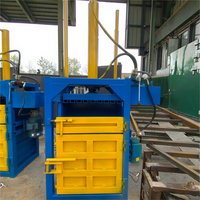 Presse à balles verticale hydraulique en acier inoxydable pour composants de moteur, carton et papier / Machine à emballer les déchets de papier