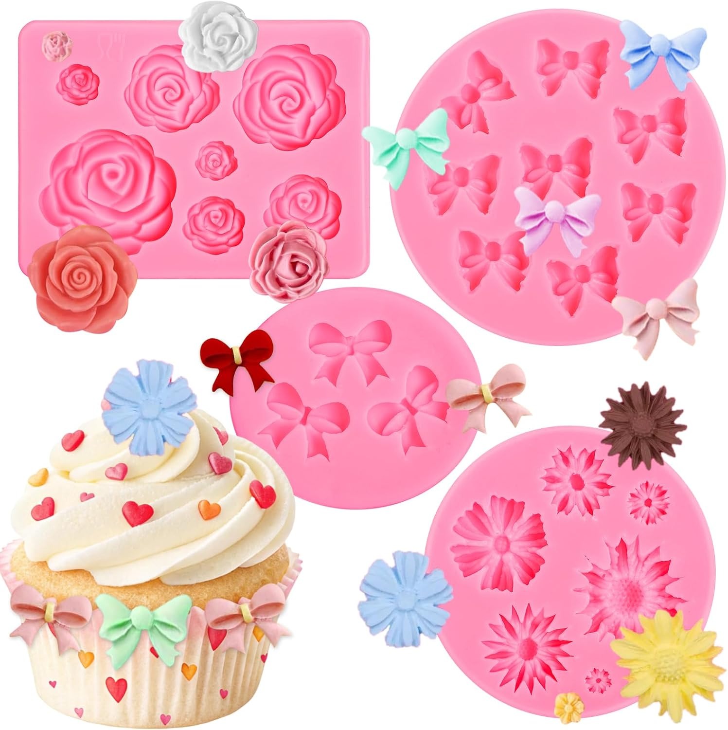 Pink/flower,butterfly