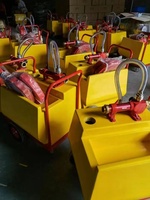 Chariot de lutte contre l'incendie en mousse jaune de premier rang 100L 150L 200L