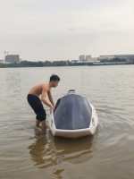 Bateau/Kayak/Kart en rotomoulage composite PEPC de qualité compétition, à double moteur et double batterie, haute technologie, vente en gros