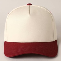 Casquette de baseball 5 panneaux personnalisée brodée, bicolore, style Dad Hat, avec logo imprimé, casquettes Snapback vierges pour entreprises