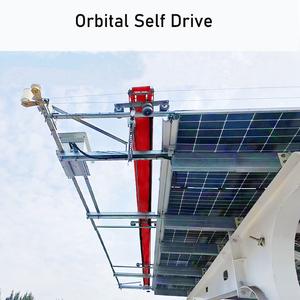Équipement de nettoyage de panneaux solaires sur toiture HC36, robot de nettoyage de modules solaires avec brosse de nettoyage, machine de nettoyage de type brosse - Product Image 4