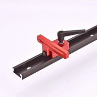 30 types de butées de glissière pour le travail du bois, connecteurs de guide de coupe, blocs d'arrêt pour rail de coupe, supports coulissants pour table de scie
