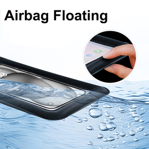 Taille universelle couleur unie PVC Airbag flottant natation téléphone portable <span class=keywords><strong>étanche</strong></span> poche de rangement pochette Pack <span class=keywords><strong>étanche</strong></span> sacs étui - Product Image 6