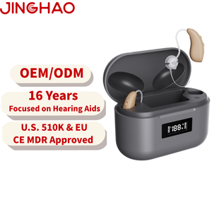 Audífonos JINGHAO Recargables, Amplificador <span class=keywords><strong>de</strong></span> Sonido, <span class=keywords><strong>Precio</strong></span> <span class=keywords><strong>de</strong></span> Audífono para Personas Mayores o con Pérdida Auditiva - Product Image 1