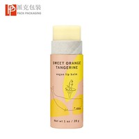 Tube cylindrique en papier kraft écologique en vrac, 2,15 oz/61 g, pour déodorant solide, baume à lèvres, emballage