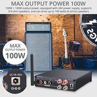 Amplificateur audio convertisseur adaptateur DAC USB stéréo mini 2 canaux 100W Toslink optique pour haut-parleurs passifs de bureau à domicile