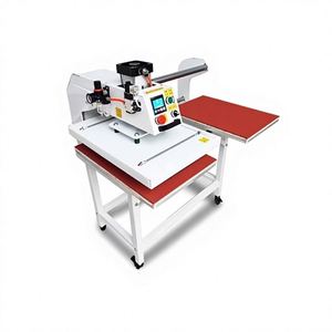 Flat Ironing Heat Press Machine Pneumatic Double Station Termopressa Heat Press Machine for T-shirts Printing lowest price t-shi - Product Image 3