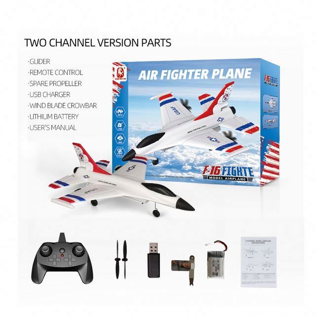 Factory F16 Warplane Fixed Wing Aircraft Autobalance Radio Controlled Planes Stunt Foam Glider Rc Airplanes Model Toys for