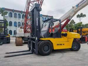 Venta caliente 16Ton carretilla elevadora diesel Komatsu FD160 bomba de núcleo de motor de buen rendimiento Original Japón usado palé automático - Product Image 2