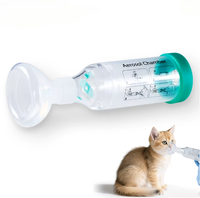 Chambre d'inhalation portable et réutilisable pour animaux de compagnie, antistatique, pour chats et chiens, troubles respiratoires, soins vétérinaires à domicile