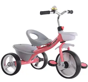 Китай (материк) простой 3 колесный велосипед для езды на велосипеде спортивные кататься на игрушечных машинках Рюкзаки-кенгуру для велосипеда с pushbar детей trike дешевые задним бардачком ребенка трехколесный велосипед