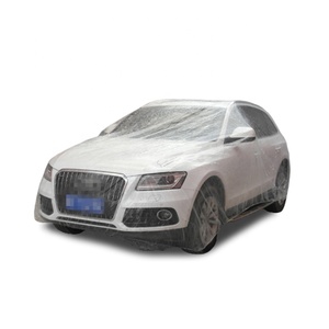 L'usine fournit directement des vêtements de voiture transparents jetables Film plastique résistant au soleil et à la pluie Housse de voiture pour <span class=keywords><strong>automobile</strong></span> - Product Image 2