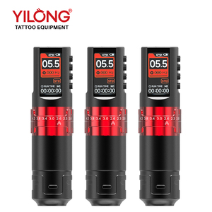 Máquina <span class=keywords><strong>de</strong></span> <span class=keywords><strong>Tatuaje</strong></span> Inalámbrica Profesional Yilong con Carrera Ajustable, Conexión RCA/Batería, Aleación <span class=keywords><strong>de</strong></span> Aluminio, Diseño Retro - Product Image 1