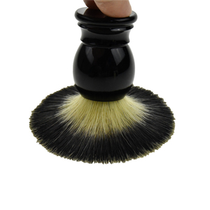 Pinceau à raser en mousse naturelle et biologique de haute qualité, marque privée, vente en gros, ensemble de pinceaux à raser multicolores - Product Image 3