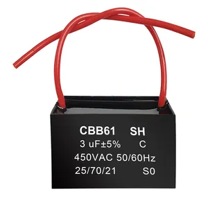 Cbb61 8uf Farad Elektrische Axial-Hvac-Kondensator-Herstellungs maschine für elektrischen Lüfter kondensator