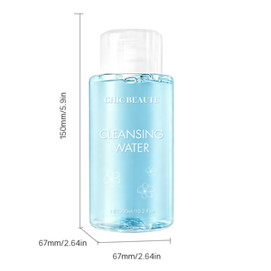 CHIC BEAUTE Eau Micellaire Minérale Thermale 2-en-1 Démaquillante et Nettoyante Visage avec Pompe - Product Image 4