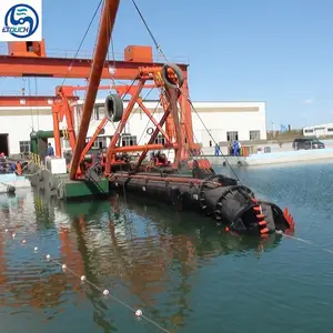 Kaliteli uzun vadeli hizmet mini nehir kum tarak gemisi 6 inç kesici emme tarağı taşınabilir tarak gemisi kum tarama makinesi