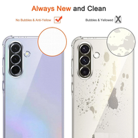 Coque Souple Antichoc en TPU pour Samsung Galaxy A56 A36 A26 A37 A06 5G A32 A34 A17 S26, Arrière Transparent Ultra Fin et de Luxe