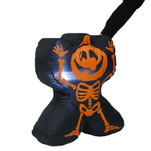 Modèle gonflable personnalisable de 60 cm, nouvelle décoration d'Halloween d'horreur, citrouille et squelette, pour événements et fêtes en extérieur - Product Image 5