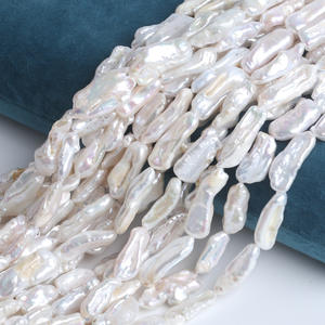 Zhuji Natural Freshwater Pipa <b>Pearl</b> 8-10mm DIY Handmade <b>Loose</b> Bead String Semi-Finished Special Price Wholesale - Product Image 2