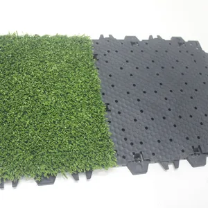 Artificial Grass Base Tiles Foundation Portable Interlocking Turf Leisure Home Yard Mat