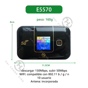 HCX E5770 4G Router inalámbrico 1 puerto lan 4g Módem Wifi MIFIs 150 Mbps LTE 3G UMTS 6800mAh batería y pantalla LCD E5885 - Product Image 4