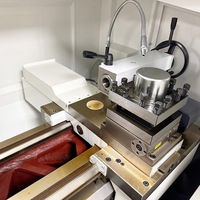 Mini-tour cnc à lit plat, appareil de établi, tour à métaux usiné, rock6140