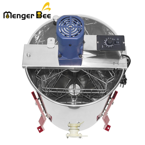 Extractor de Miel Manual de Acero Inoxidable Premium Menger Bee EX-03S, 3 Cuadros, Centrífuga para Miel, Alta Eficiencia en el Procesamiento de Miel - Product Image 1