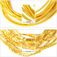 QIAO 10 g/lot ligne creuse accessoires de couture fil de cuivre pour couture broderie Badge tapis bijoux faits à la main accessoires