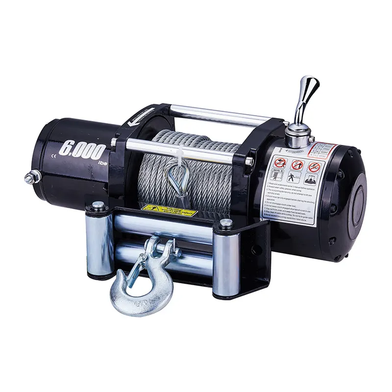 Лебедка для внедорожника 6000 фунтов 12 В электрическая/лебедка с дистанционным управлением для Jeep/ Suzuki/ Toyota/ Land Rover и других 4x4 с синтетическим Канатом