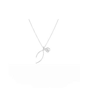 Collier minimaliste en argent pur S925, design simple, stylo et petit poisson, luxe léger, pendentifs et breloques haut de gamme - Product Image 5