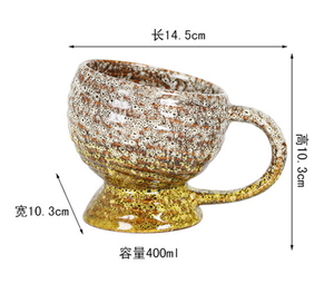 Tazza <span class=keywords><strong>Vintage</strong></span> in Ceramica Fatta a Mano per Caffè e Birra - Design Retrò, Grande Capacità, Riutilizzabile, Regalo Aziendale per Casa o Ufficio - Product Image 4