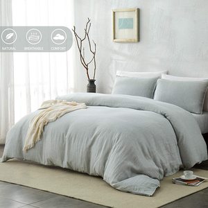 Bộ Chăn Ga Gối Vải Lanh Nguyên Chất Thoáng Khí Phong Cách Nhật Bản Bộ Chăn Ga Gối 100% Vải Lanh Tự Nhiên Kiểu Pháp - Product Image 2