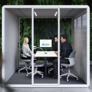 Salle de réunion insonorisée privée, cabine de réunion multi-personnes personnalisable, cabine téléphonique, espace de travail flexible à montage rapide - Product Image 4