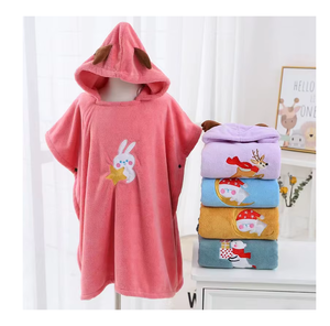 Toalla de Baño con Capucha para Bebé, de Microfibra, con Estampado Animal, Personalizada, Súper Absorbente, de Secado Rápido, con Logotipo - Product Image 1