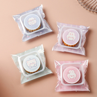 Sachets transparents autocollants en BOPP à soufflet latéral, recyclables, pour bonbons, biscuits, gâteaux, sushis – Nouvelle mode, vente chaude