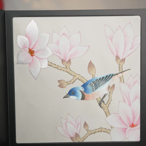 Ricamo a mano murale-artigianale realizzato 3D punto croce <span class=keywords><strong>Texture</strong></span> per soggiorno/Lobby dell'hotel - Product Image 2